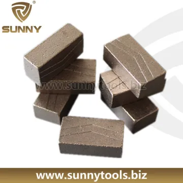 Sharpness Stone V Shape Granite Segment&Segment for Cutting Stone