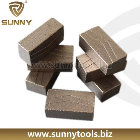 Sharpness Stone V Shape Granite Segment&Segment for Cutting Stone