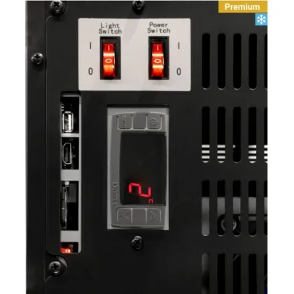 Minibar Freezer with 1 Glass Door & Advertising Display