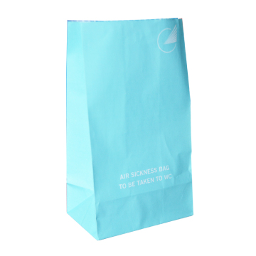 airline white kraft paper sickness bag