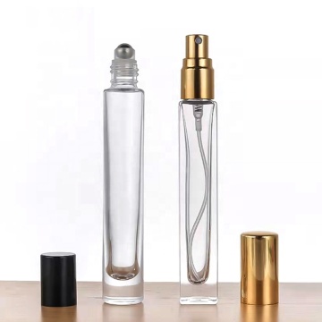 Bottiglia spray per profumo vuoto da 10 ml a 10 ml con cappuccio in alluminio