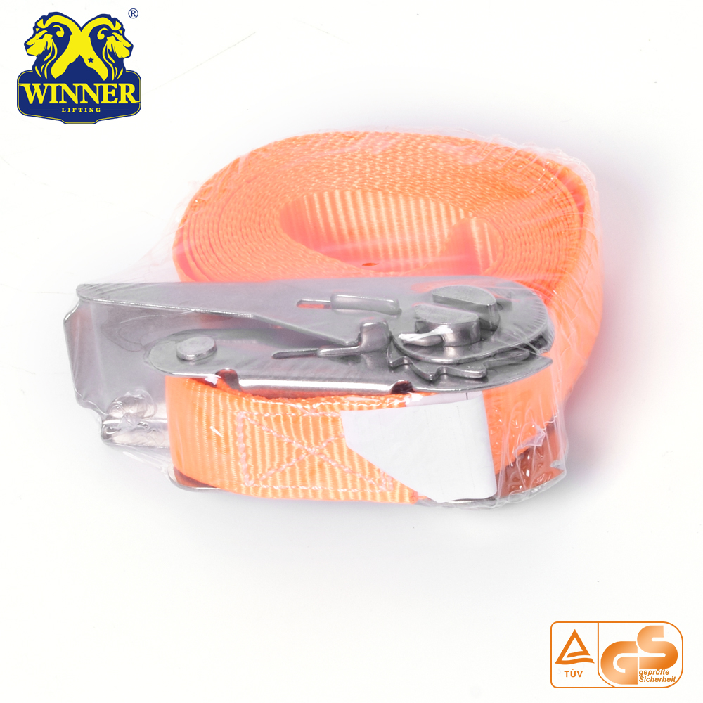 Top Quality Polyester Light Ratchet Strap And Cargo Lashing Belt