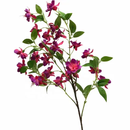 Artificial Redbud Blossom Tree Stem with Silk Bauhinia Bakeana