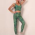 Tie Dye Workout Outfits Zestaw biustonosza sportowego