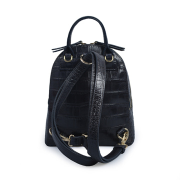 Sac à dos Nancy Gonzalez Bag Medium en cuir de crocodile noir