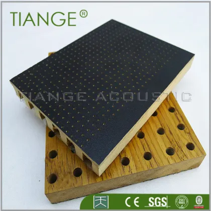 mdf wall board perforated acoustic sound absorbing panel