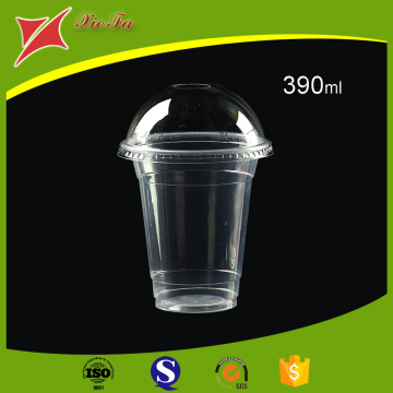 500ml disposable clear transparent cup with lid for drink