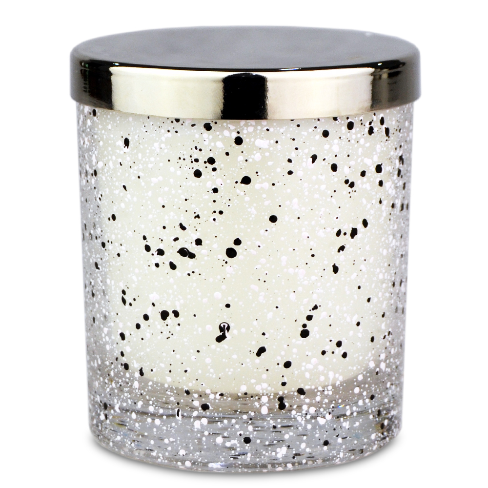 Luxury Clear Glass Scented Candles With Spot Surface