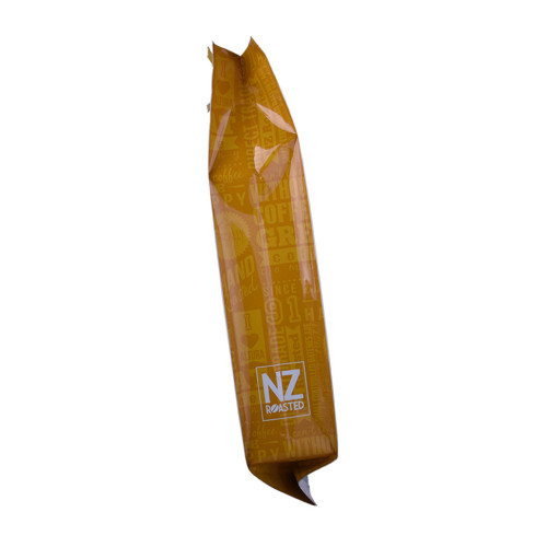 Sac à café à soufflet latéral biodégradable pour café 12oz