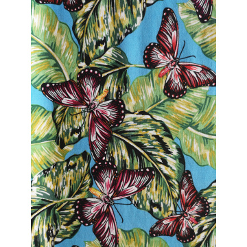 Rayon tropical Poplin 45s que imprime a tela larga da largura