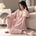 Winter pajamas for women coral fleece