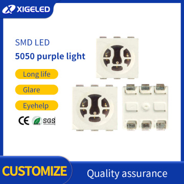 SMD LED lamp beads5050 double-color RGB high power