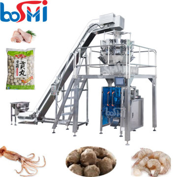 Automatic VFFS Multihead Weigher for Meat Packing - 1kg Chicken Wings and Legs Packaging Machine