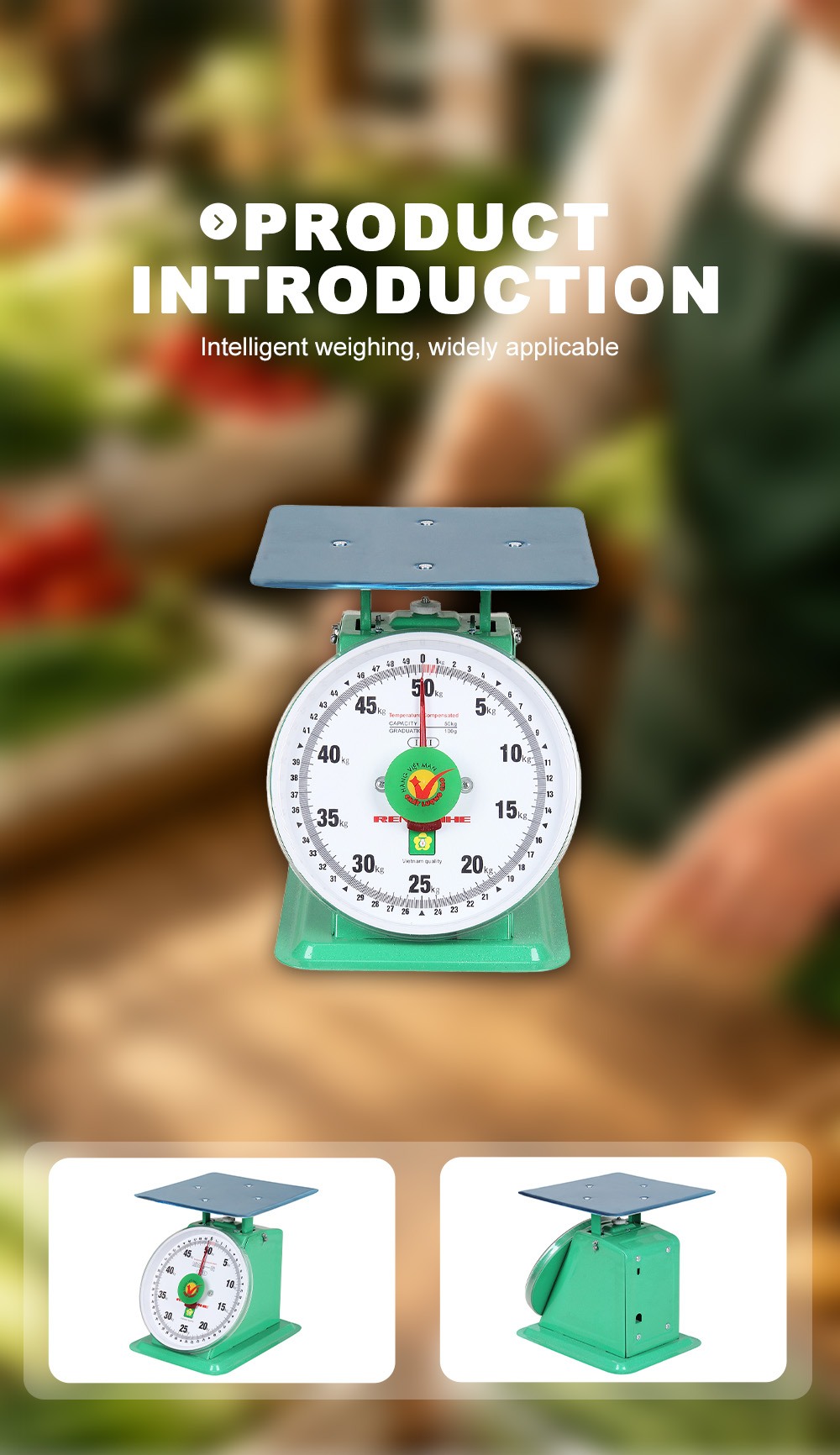 RH‑050 50Kg Scale With Stainless Flat Platform x