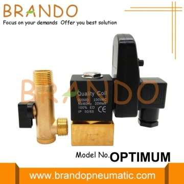 Solid Brass Air Compressor Tank Drain Valve - 1/4, 3/8, Or 1/2 NPT - Easy Install, No Tools Needed