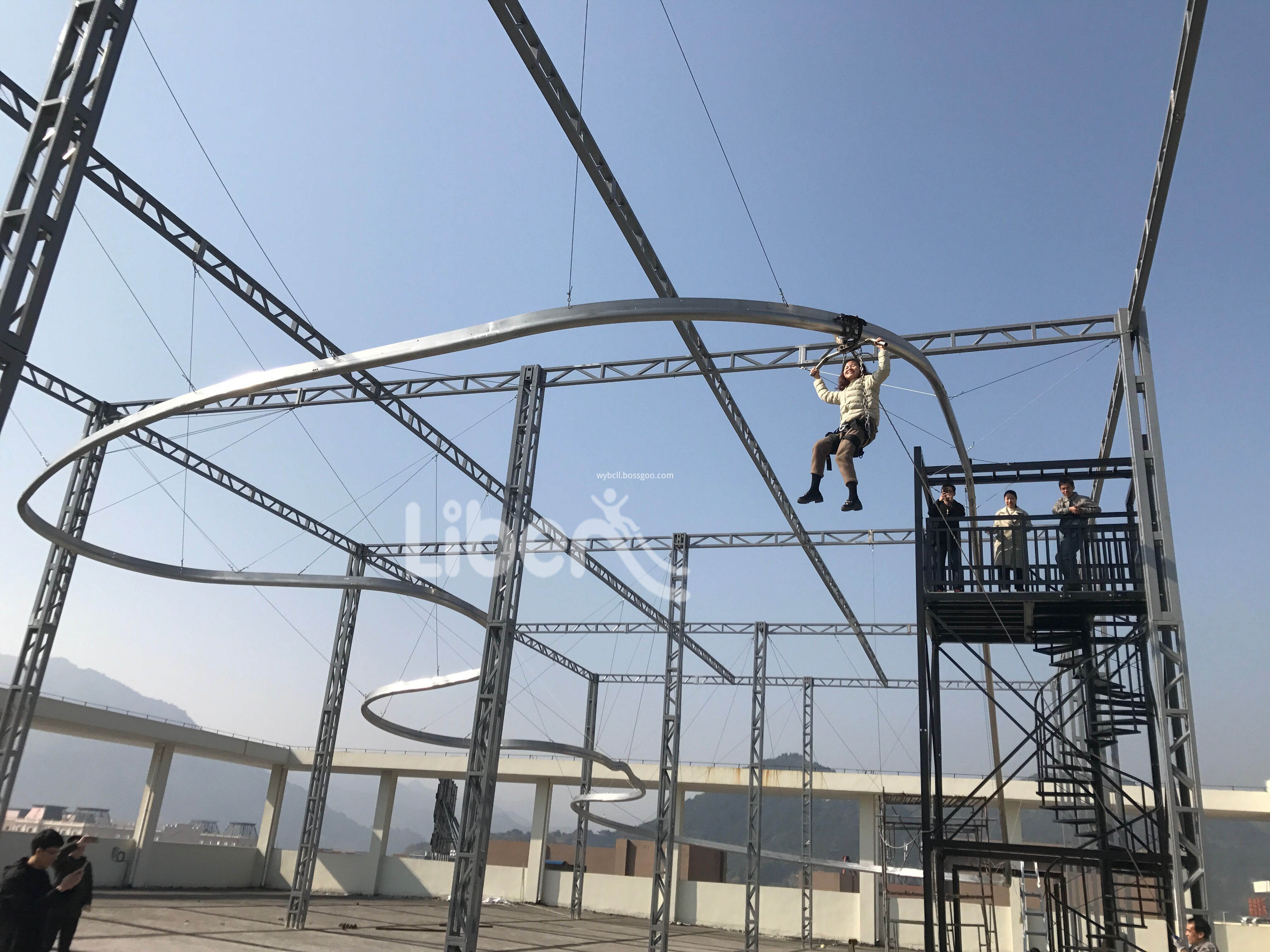 rollercoaster zipline