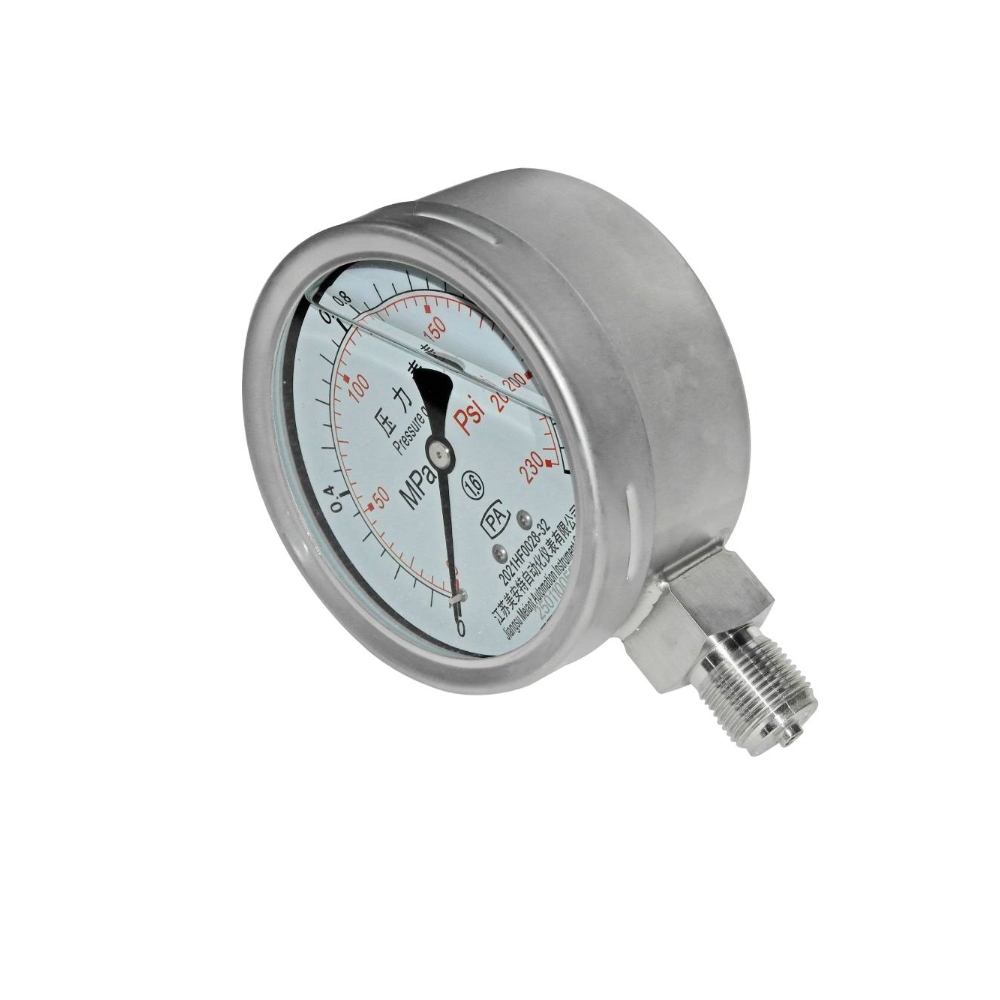 Stainless steel pressure gauge