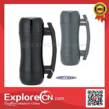 Simple style travel vacuum cup with handle