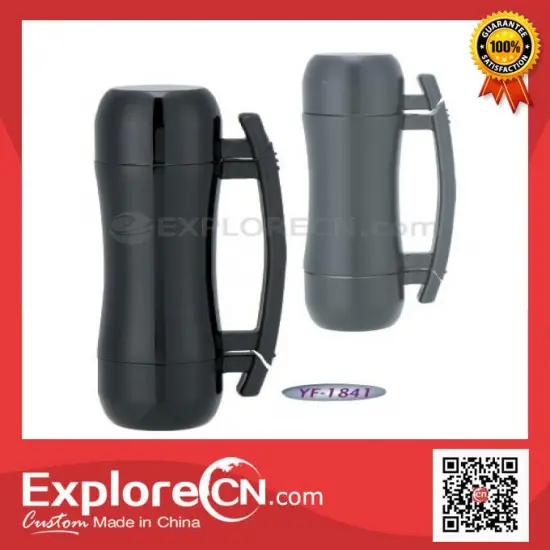Simple style travel vacuum cup with handle