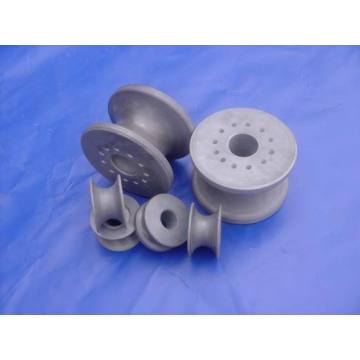 aplicação industrial cerâmica dos isoladores do rolo do trilho de guia
