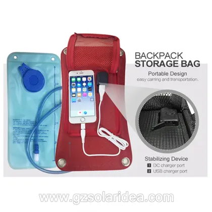 Outdoor Sport Phone Solar Charging Backpack