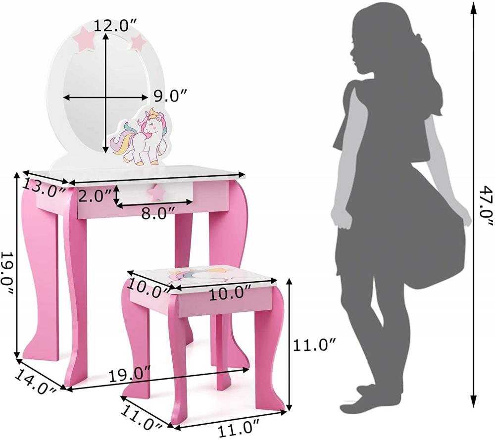 Detachable Kids Vanity Tablejpg 3 Jpg