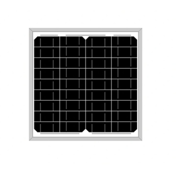 ألواح شمسية صغيرة 12V 15W للأضواء