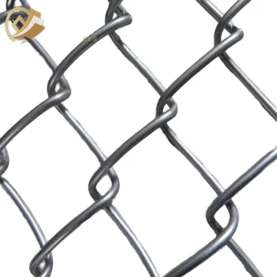 Custom Cut & Bent Galvanized Diamond Mesh Fence