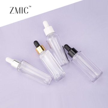 Bottiglia da contagocce in vetro da 35 ml - bottiglie di olio essenziale in plastica trasparente all'ingrosso