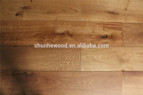 Hot selling 1860*180*15/4mm natural color VU lacquere Oak wood flooring --SY0219