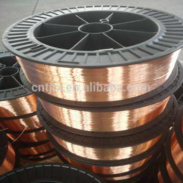 coated coppered flat wire/galvanized flat wire for binding