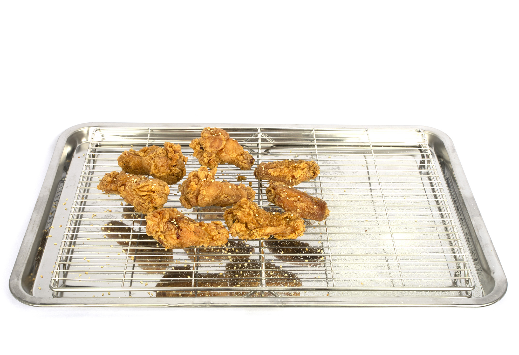 Cooling Rack Stainless Steel Untuk Kek Di Oven