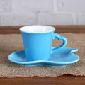 3 OZ bleu doux amour tasse et une soucoupe