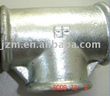 quick connect water fittings , galvanized beaded/banded Tee