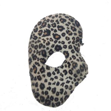 Halbgesichtsmaske mit Leopard-Figurenanzug für Party