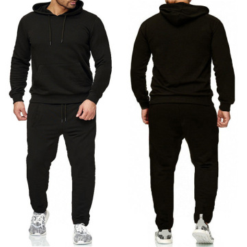 Men's 2 Piece Athletic Hoodie Tracksuit Set Activewear