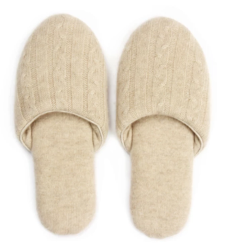 wholesale high-end lounge non-slip luxury fine wool cashmere slippers