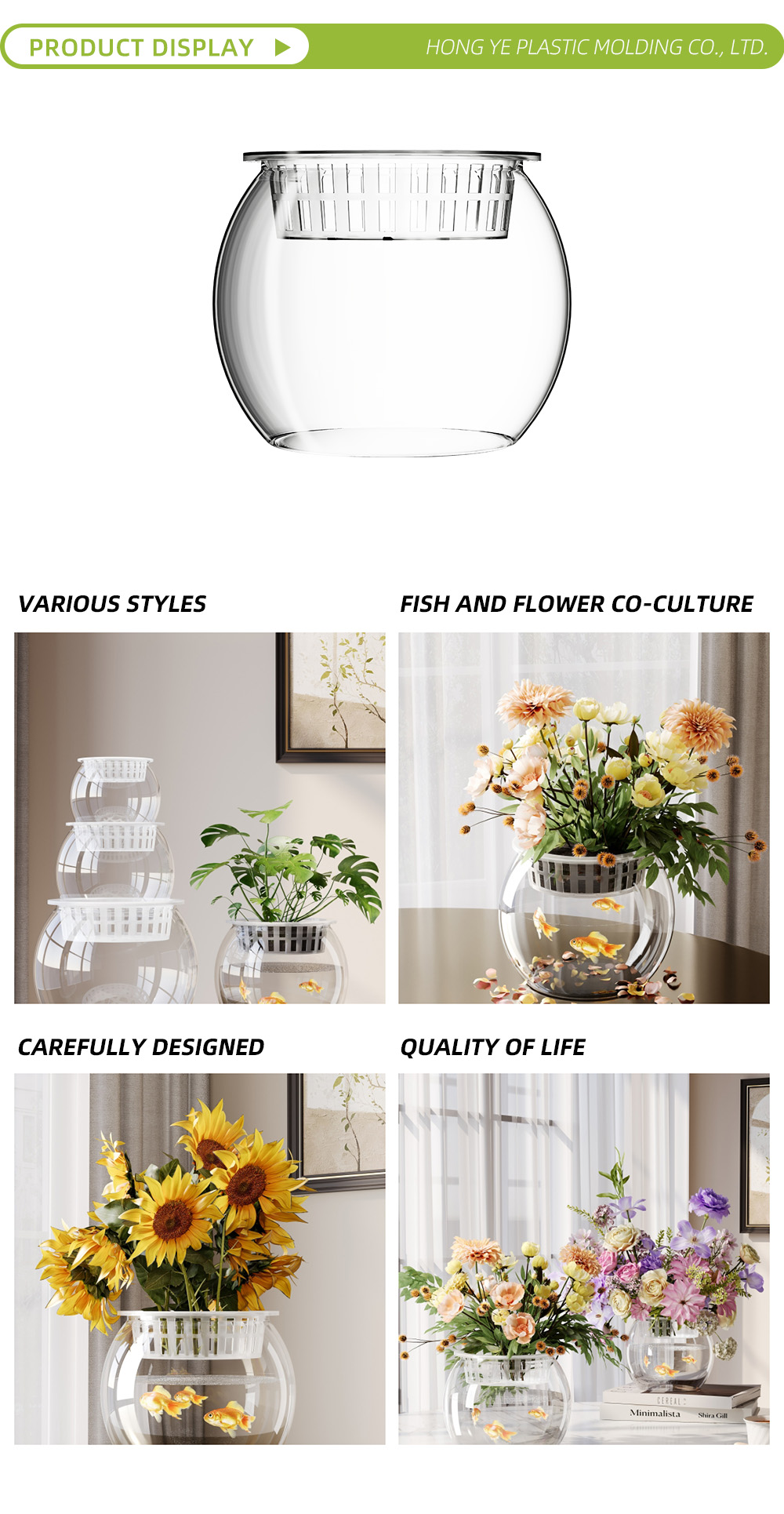 9810 - 9815 Pot for flowers 4-1-X