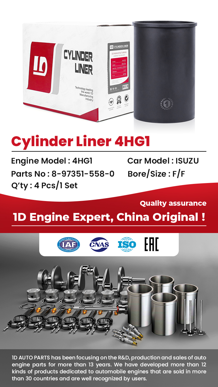 Diesel Cylinder Liner 8-97351-558-0