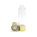 Logo de bonne qualité Emballage cosmétique personnalisé 1 oz 50 ml Pompe de lotion à crème sans air bouteilles de soin en plastique