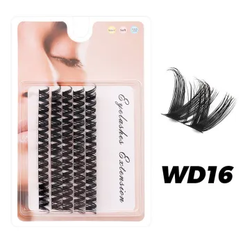 Wholesale Customizable Handmade DIY Lash Cluster Kits in Natural Mink Fur - Private Label Options Available