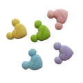 Kawaii resina dolce testa di topo charms fai da te flatback cabochon perline accessori per capelli fatti a mano creazione di gioielli