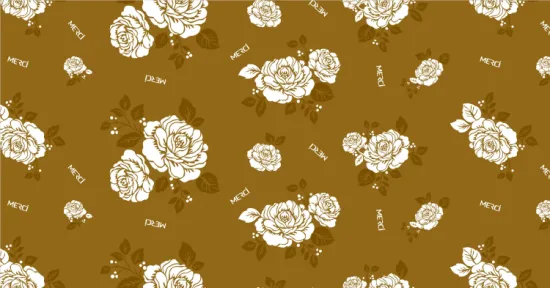 Polyester Colorful Tricot Mattress Printing Fabric