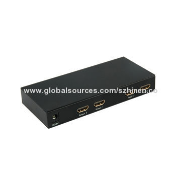 3X2 HDMI Switch Splitter, Supports 225MHz/2.25Gbps Per Channel