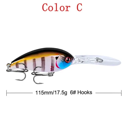 Hot Sale 115mm 17.5g Hard Bait for Bass and Barracuda