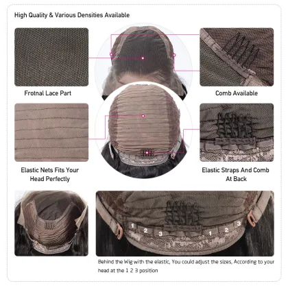 Wholesale Cheap Raw Cambodian Hair Wigs,Lacefront Wigs Human Hair,Transparent Lace Human Hair Wigs