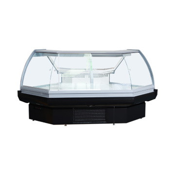 Siêu thị Thịt tươi Hiển thị Tủ lạnh Showcase Tủ đông