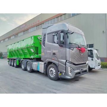 Remorque semi-camion de décharge de 125cbm