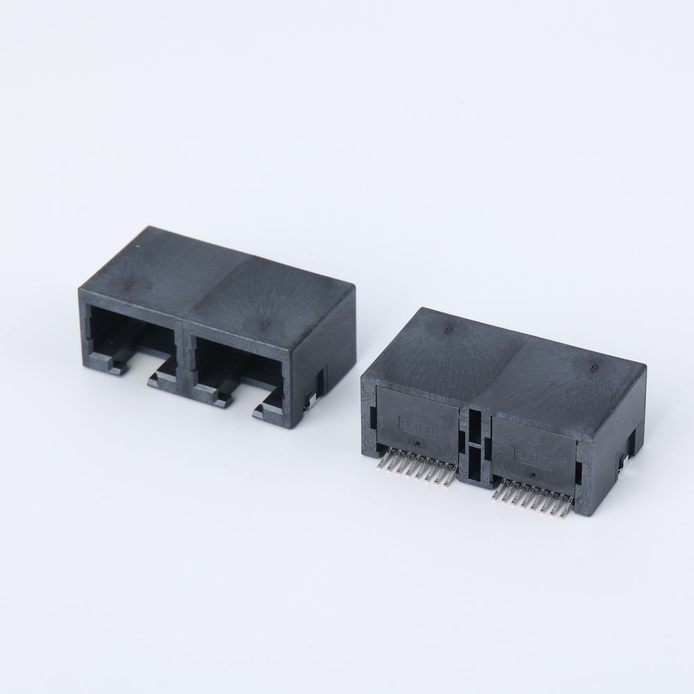 295B RJ45 1*2 connector