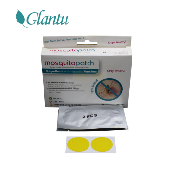 12 sheets mosquito repellent yellow patch for baby children pregnant 100% natural essential oil